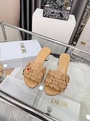 Dior Bloom Heeled Slide beige  - 2