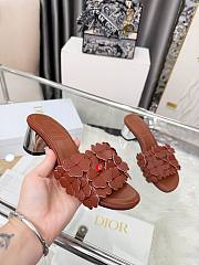 Dior Bloom Heeled Slide brown - 6