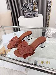Dior Bloom Heeled Slide brown - 2