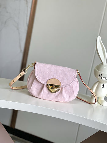Louis Vuitton Sunset Pink Denim Shoulder Bag size 18x3x27 - Code Kayla for 25% off