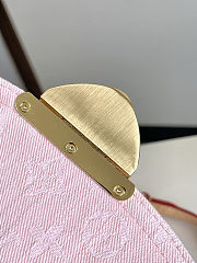 Louis Vuitton Sunset Pink Denim Shoulder Bag size 18x3x27 - Code Kayla for 25% off - 2