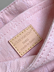 Louis Vuitton Sunset Pink Denim Shoulder Bag size 18x3x27 - Code Kayla for 25% off - 4