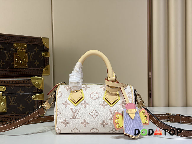 Louis Vuitton Nano Speedy M29781 bag size 16 x 12.5 x 10cm - 1