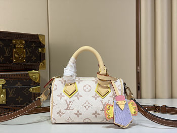 Louis Vuitton Nano Speedy M29781 bag size 16 x 12.5 x 10cm