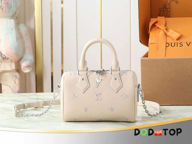 Louis Vuitton Speedy Bandoulière 20 Link Quartz bag size 20.5 x 13.5 x 12 - 1