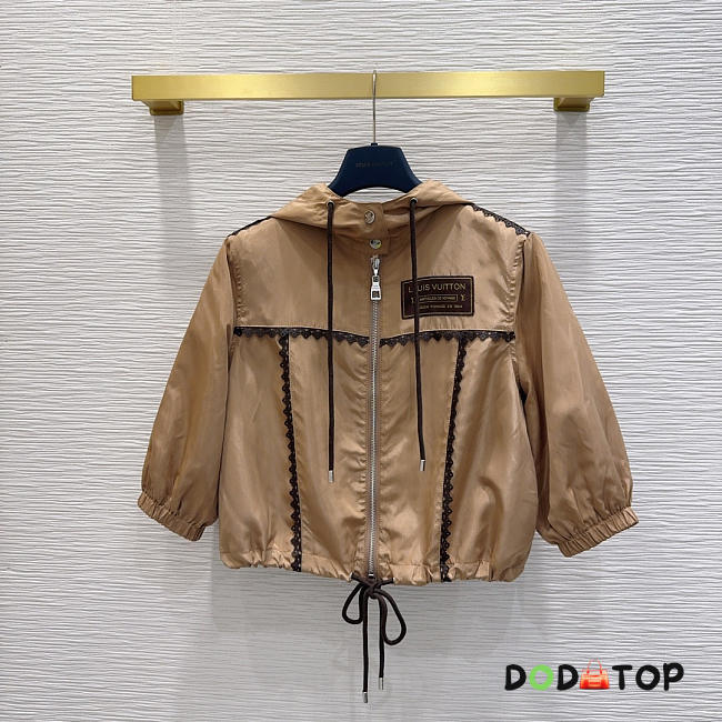 Louis Vuitton Lace Trim Hooded Parka - 1