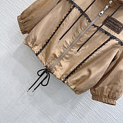 Louis Vuitton Lace Trim Hooded Parka - 4