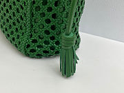 Dior Medium Lady Bag green Woven Calfskin bag size 24x21x12cm - 6