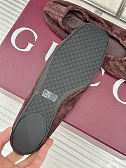 Gucci Prima ballerina flats for women brown - 3