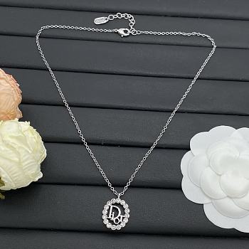 Dior necklace silver 