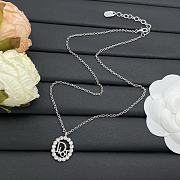 Dior necklace silver  - 3