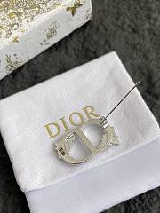 Dior brooch silver  - 3