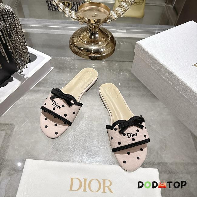 Dior Dway Heeled Slide pink - 1