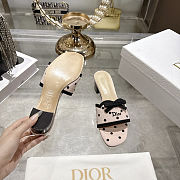 Dior Dway Heeled Slide pink 4.5cm - 6