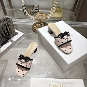 Dior Dway Heeled Slide pink 4.5cm - 5