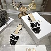 Dior Dway Heeled Slide black 4.5cm - 2