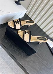 Chanel sandals logo -03 - 5