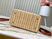 Louis Vuitton Rattan Calfskin Capucines bag size 27x18x9cm - 5
