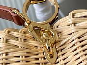 Louis Vuitton Rattan Calfskin Capucines bag size 27x18x9cm - 2