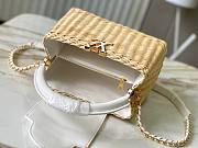 Louis Vuitton Rattan Calfskin Capucines bag size 27x18x9cm -01 - 6