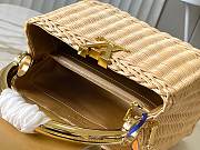 Louis Vuitton Rattan Calfskin Capucines bag size 27x18x9cm -02 - 4