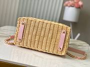 Louis Vuitton Rattan Calfskin Capucines bag pink size 27x18x9cm  - 6