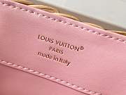 Louis Vuitton Rattan Calfskin Capucines bag pink size 27x18x9cm  - 5