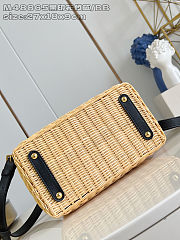 Louis Vuitton Rattan Calfskin Capucines bag black size 27x18x9cm - 4