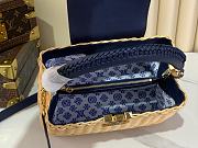 Louis Vuitton Rattan Calfskin Capucines bag navy size 27x18x9cm - 6