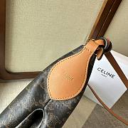 Celine Duo Zipped Bag In Triomphe Canvas And Natural Calfskin size 36.5×24×10cm - 4