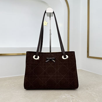 Dior Promenade Shopping Bag brown size 27 x 19 x 13.5cm