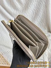 Louis Vuitton Monogram Empreinte gray wallet size 19.5 x 10.5 x 2.5cm - 5
