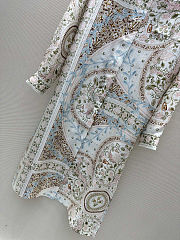 Louis Vuitton Flower Foulard Shirt Dress  - 5