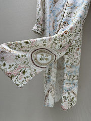 Louis Vuitton Flower Foulard Shirt Dress  - 4