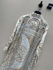Louis Vuitton Flower Foulard Shirt Dress  - 3