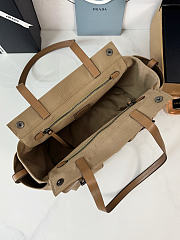 Prada Route large leather tote bag color sand Beige size 34x25x17cm - 6