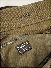Prada Route large leather tote bag green size 34x25x17cm  - 2