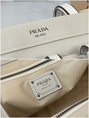 Prada Route large leather tote bag white size 34x25x17cm - 3