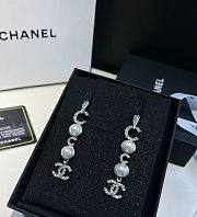 Chanel pearl earrings -06 - 4