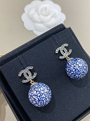 Chanel pearl earrings -09 - 3