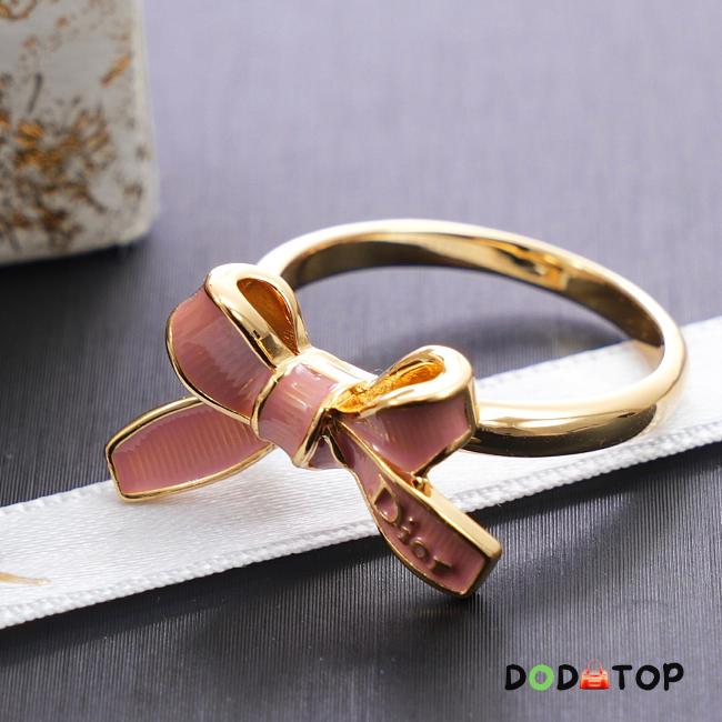 Dior pearl ring pink - 1