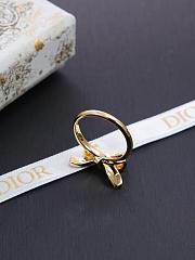 Dior pearl ring pink - 2