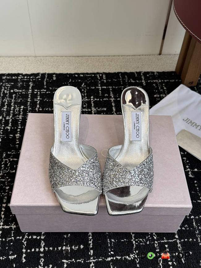 JimmyChoo Crystal-embellished sandals - 01 - 1