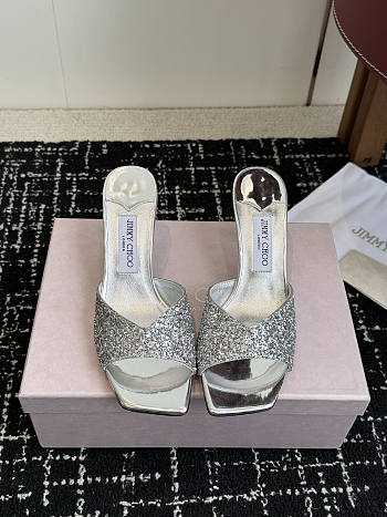 JimmyChoo Crystal-embellished sandals - 01