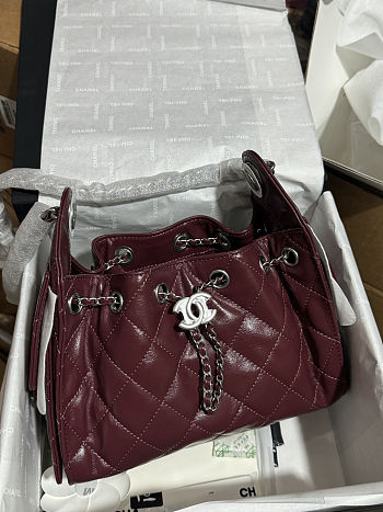 Chanel Mini 25 Handbag caviar size 22x20x12.5cm