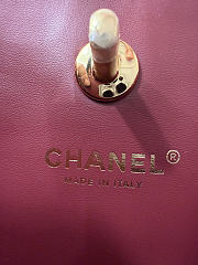 Chanel shopping bag size 24.5x28.5x9.5cm - 4