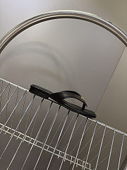 Chanel sandals black lambskin  - 3