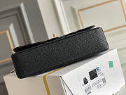 Chanel Flap Caviar Black Bag Gold Hardware Size 15.5 x 25.5 x 6.5 cm - 5