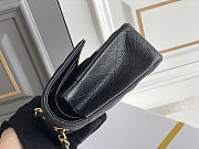 Chanel Flap Caviar Black Bag Gold Hardware Size 15.5 x 25.5 x 6.5 cm - 3