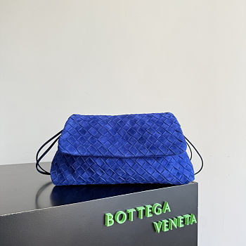 Bottega Veneta Dustbag Giorno blue bag size 33x19x8cm